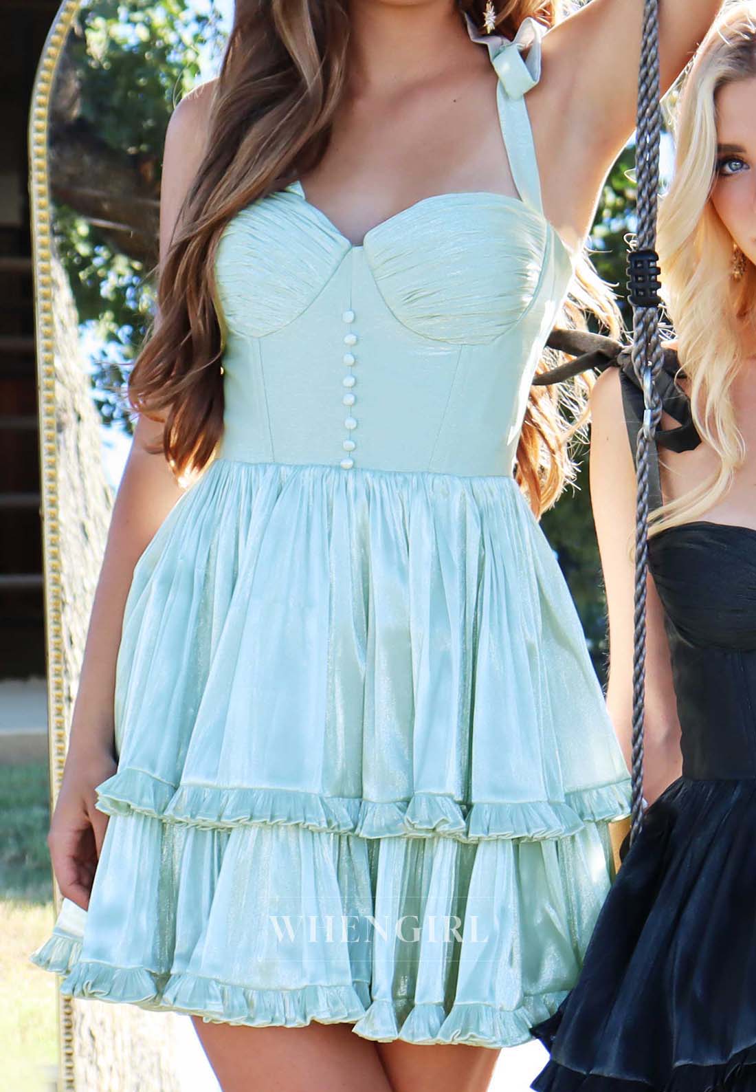 Off Shoulder Sleeveless A-Line Sweetheart Ruffles Short Homecoming Dress