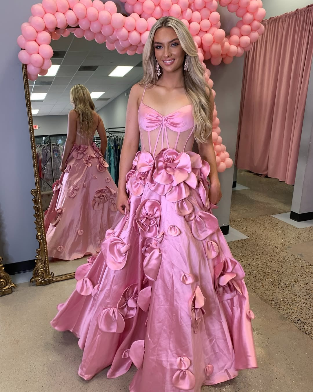 Sweetheart A Line Prom Dresses Long for Women Satin Corset Party Gowns