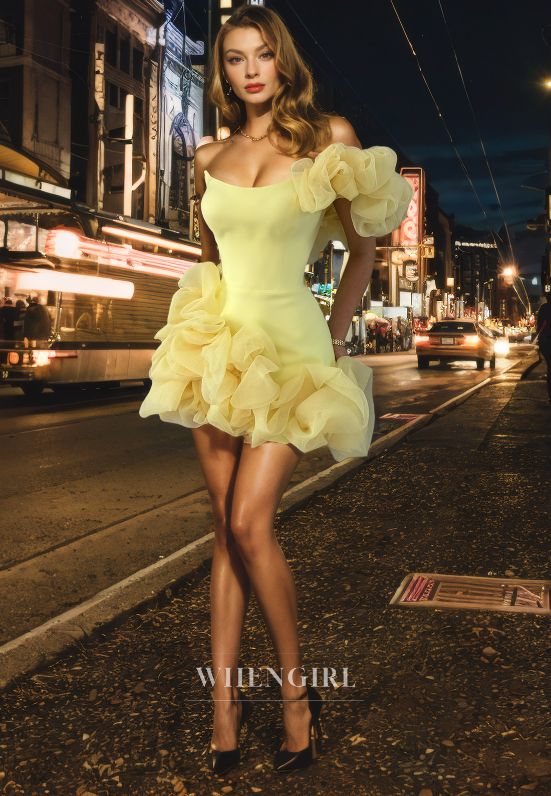 Sheath One Shoulder Boat Neck Sleeveless Ruched Short Homecoming Dress