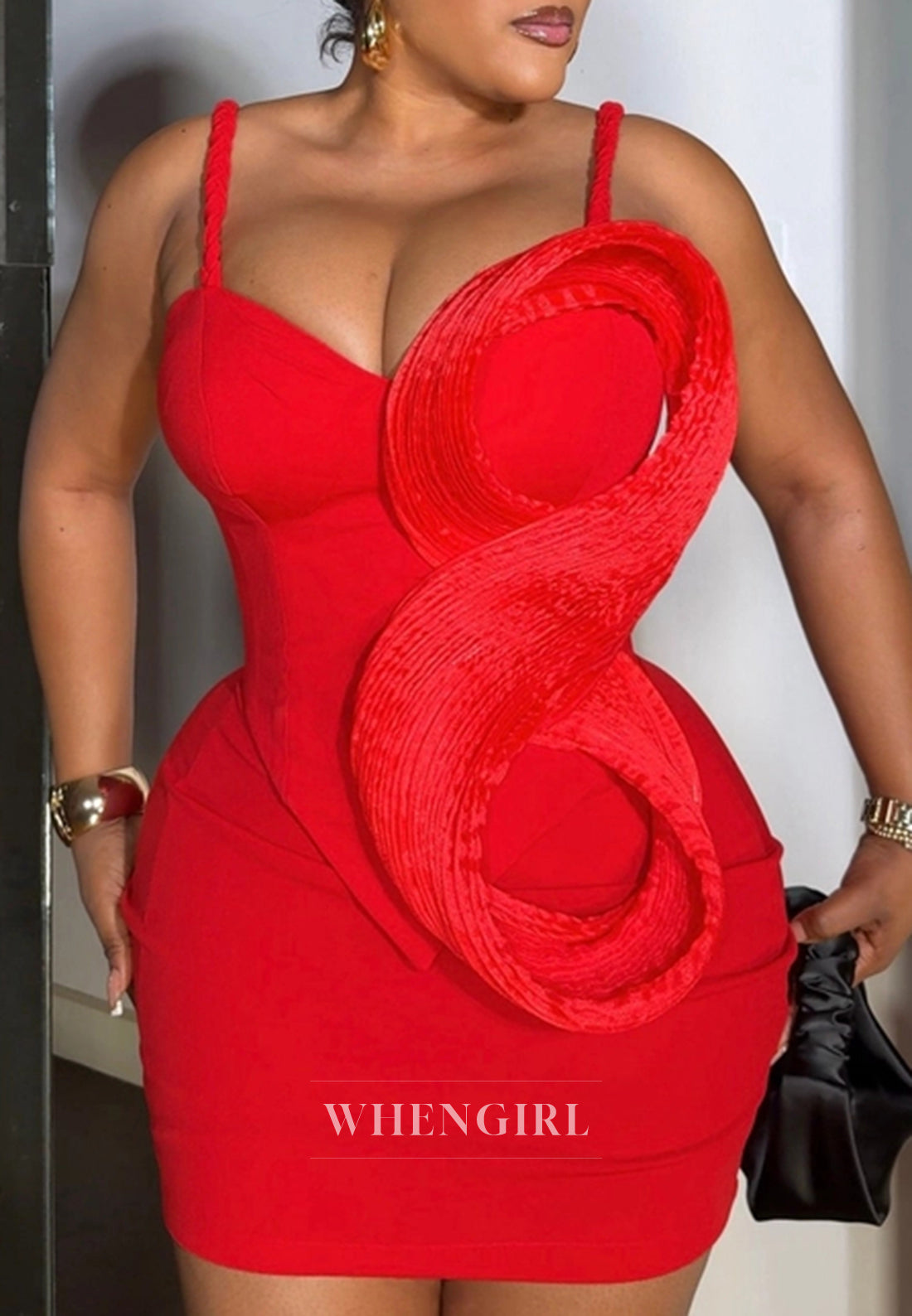 Unique Red Sleeveless V Neck Sleeveless Sheath Homecoming Dress