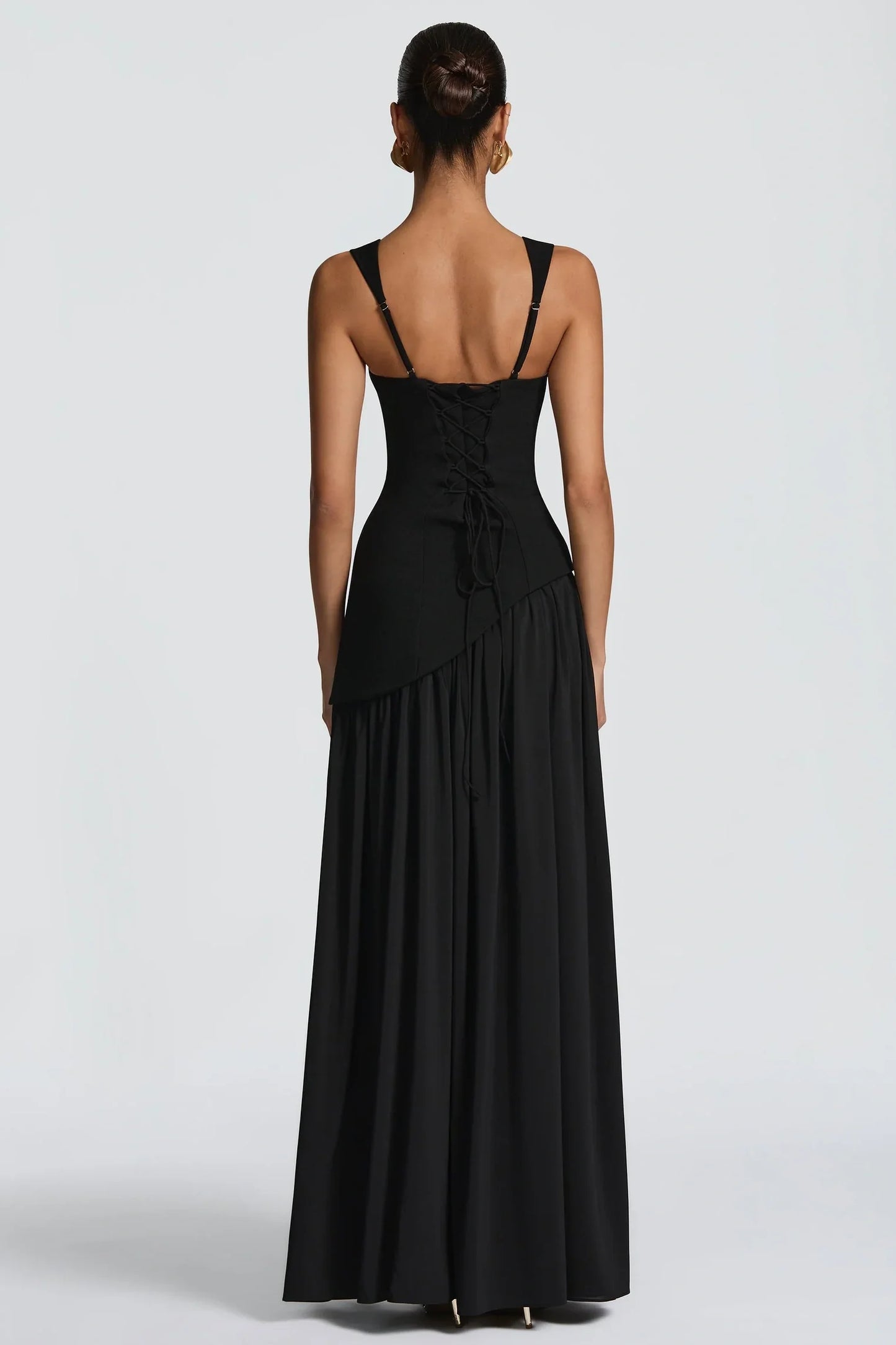 Elegant Mermaid Square Neck Green Long Prom Dress with Ruffles