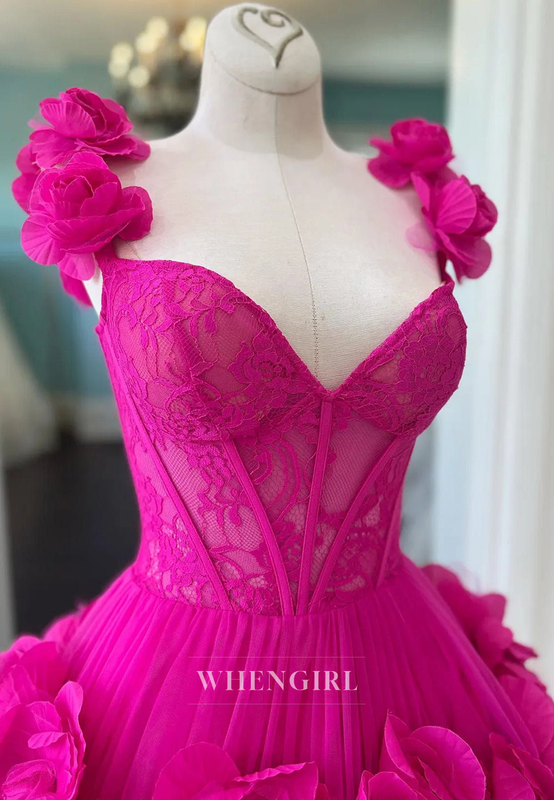 Off Shoulder Sleeveless A-Line Short Corset Homecoming Dress with 3D Flowers