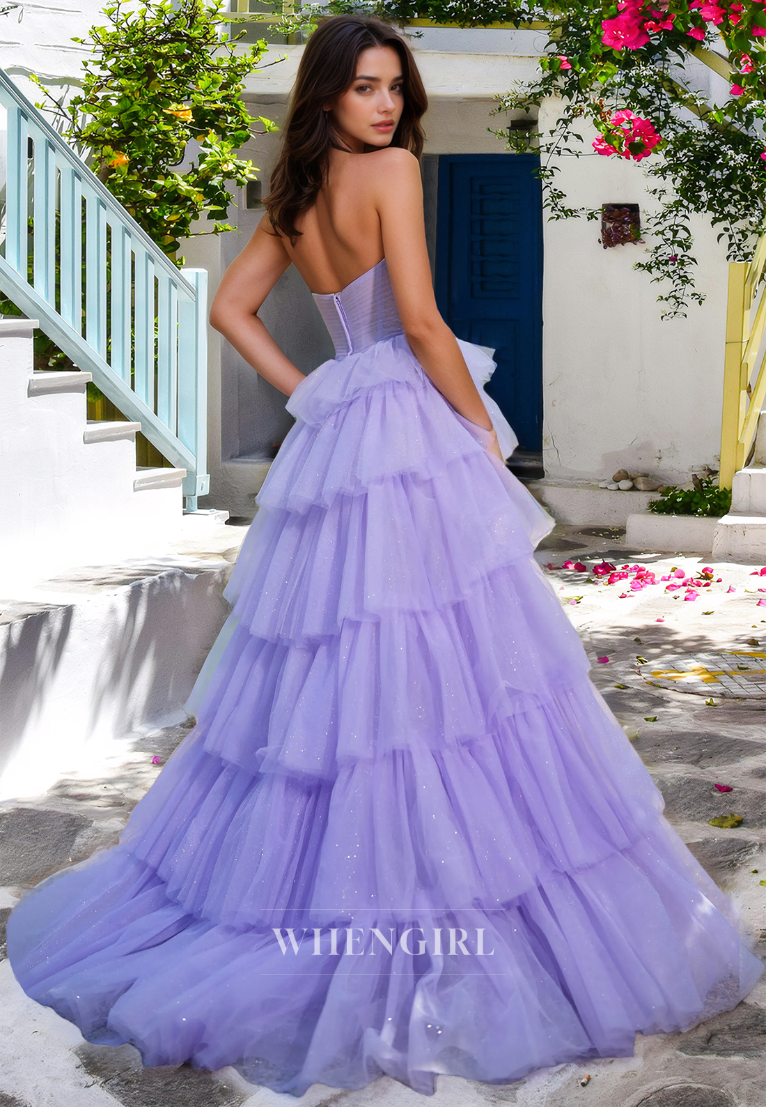 Charming A-Line Sweetheart Sleeveless Floral Pleats Lace Prom Evening Dress with Cut Outs