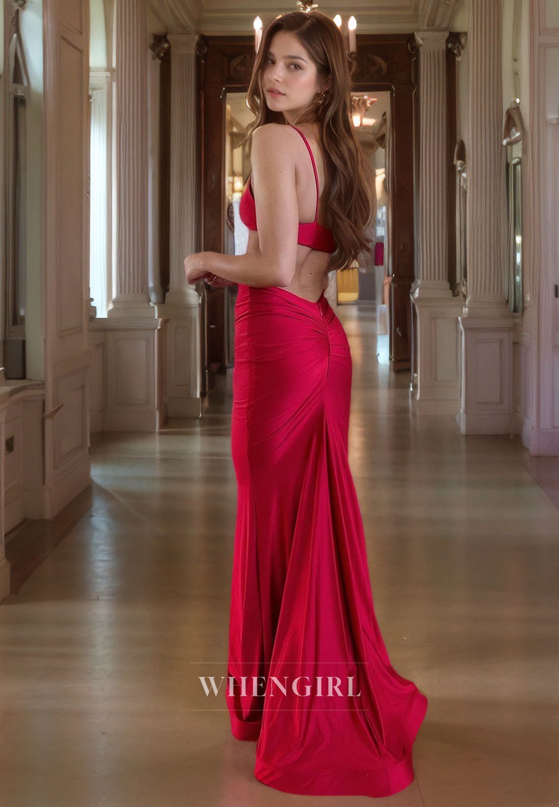 Sheath Strapless Straps Sleeveless Illsion Lpong Prom Party Dress