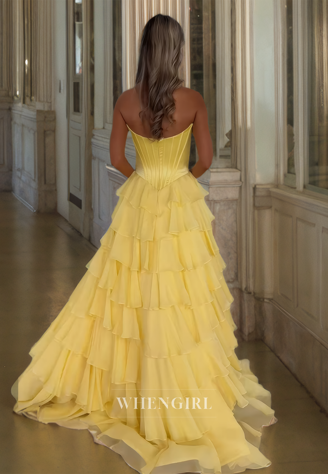 Sweetheart A-Line Sleeveless Brush Train Slit Ruched Lace Prom Dress with Appliques Party Gown