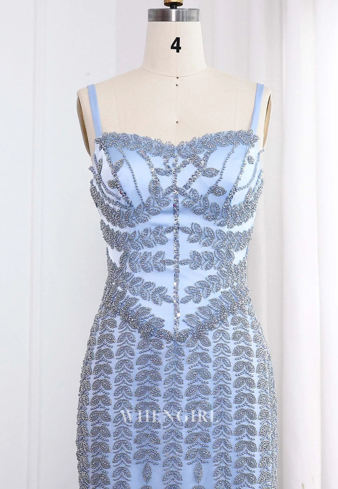 Sheath Sweetheart Sleeveless Beaded Back Zipper Vine Floor Length Formal Evening Gown
