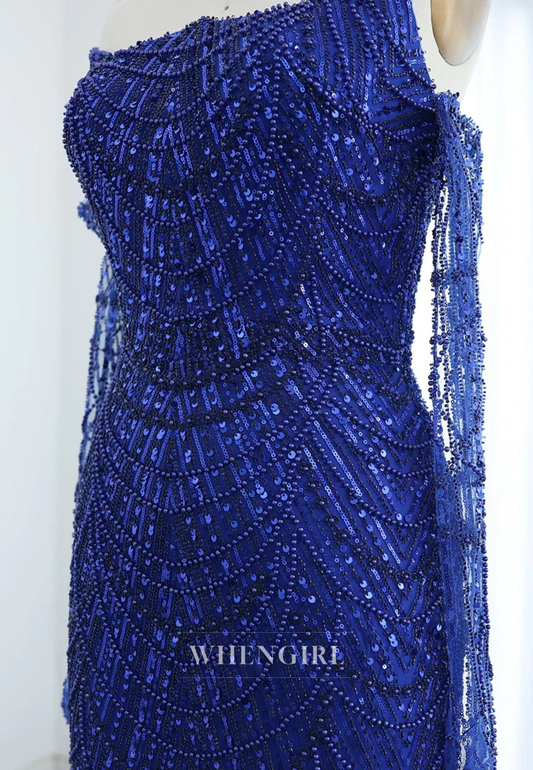 Sheath Beaded Off Shoulder Long Sleeves Sweep Train Back Zipper Evening Formal Dress