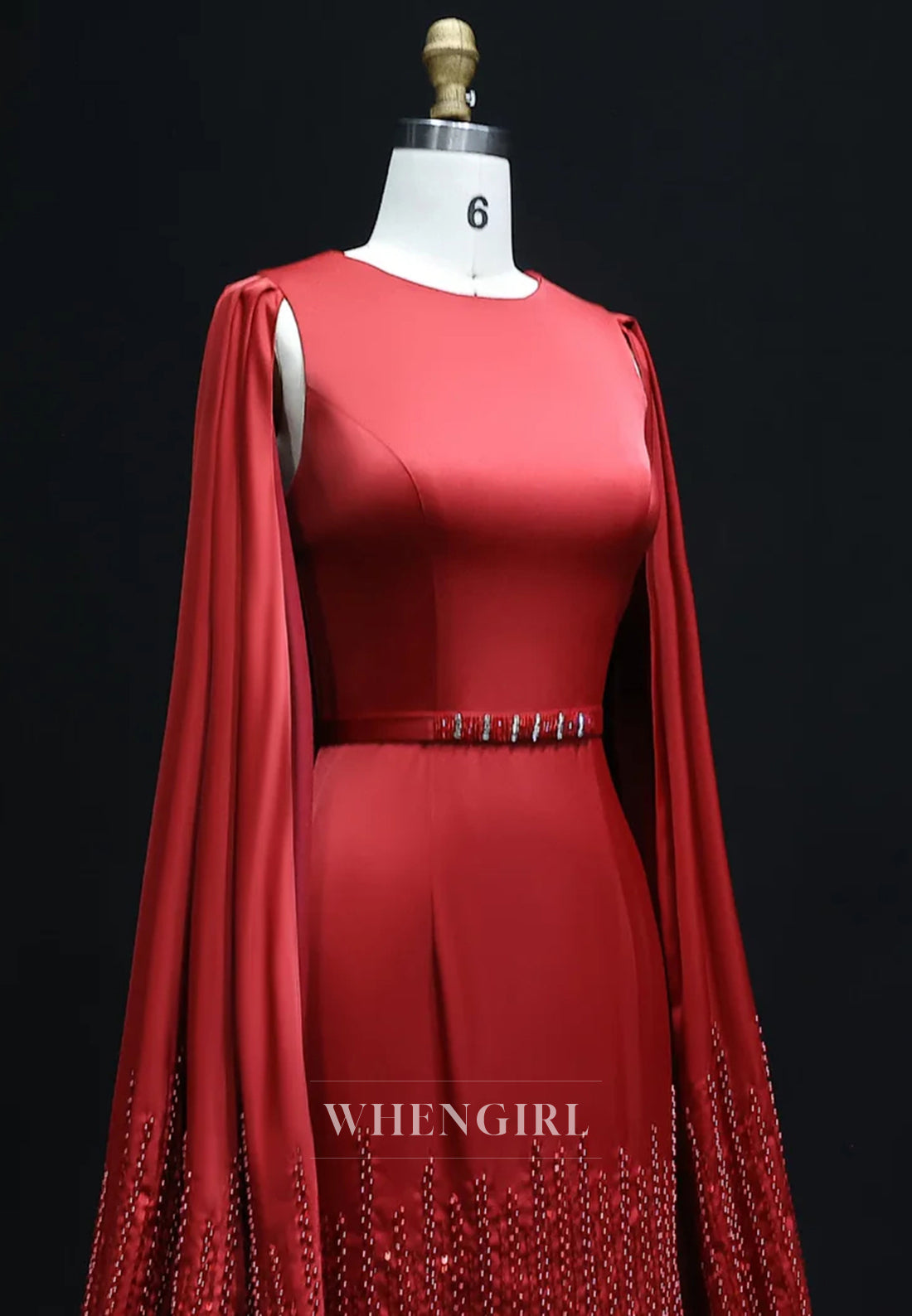 Sheath Bateau Neck Long Sleeves Beaded Ruffles Back Zipper Evening Formal Dress