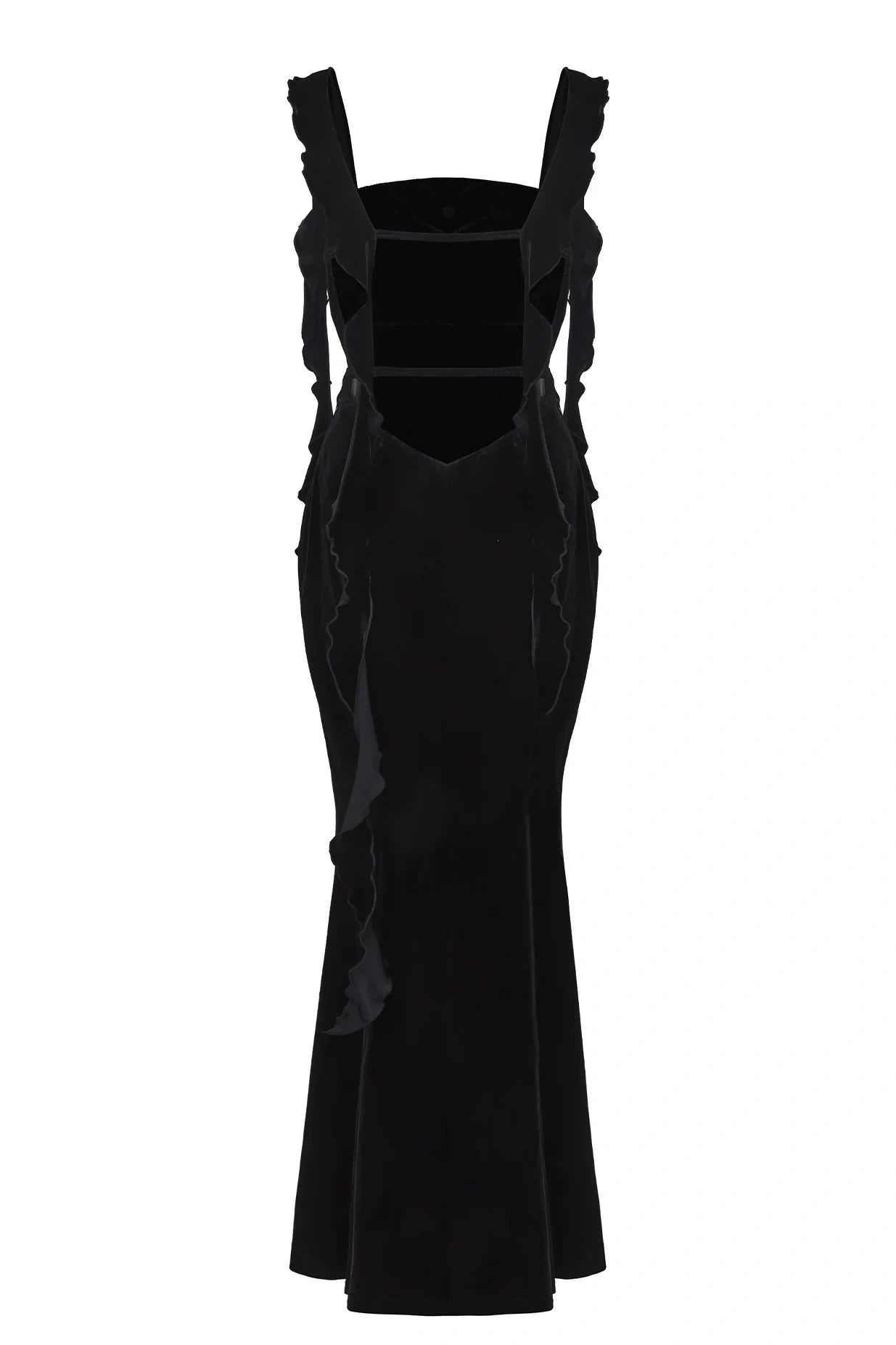 Lovely Mermaid Sweetheart Long Prom Dress with Backless Ruffles