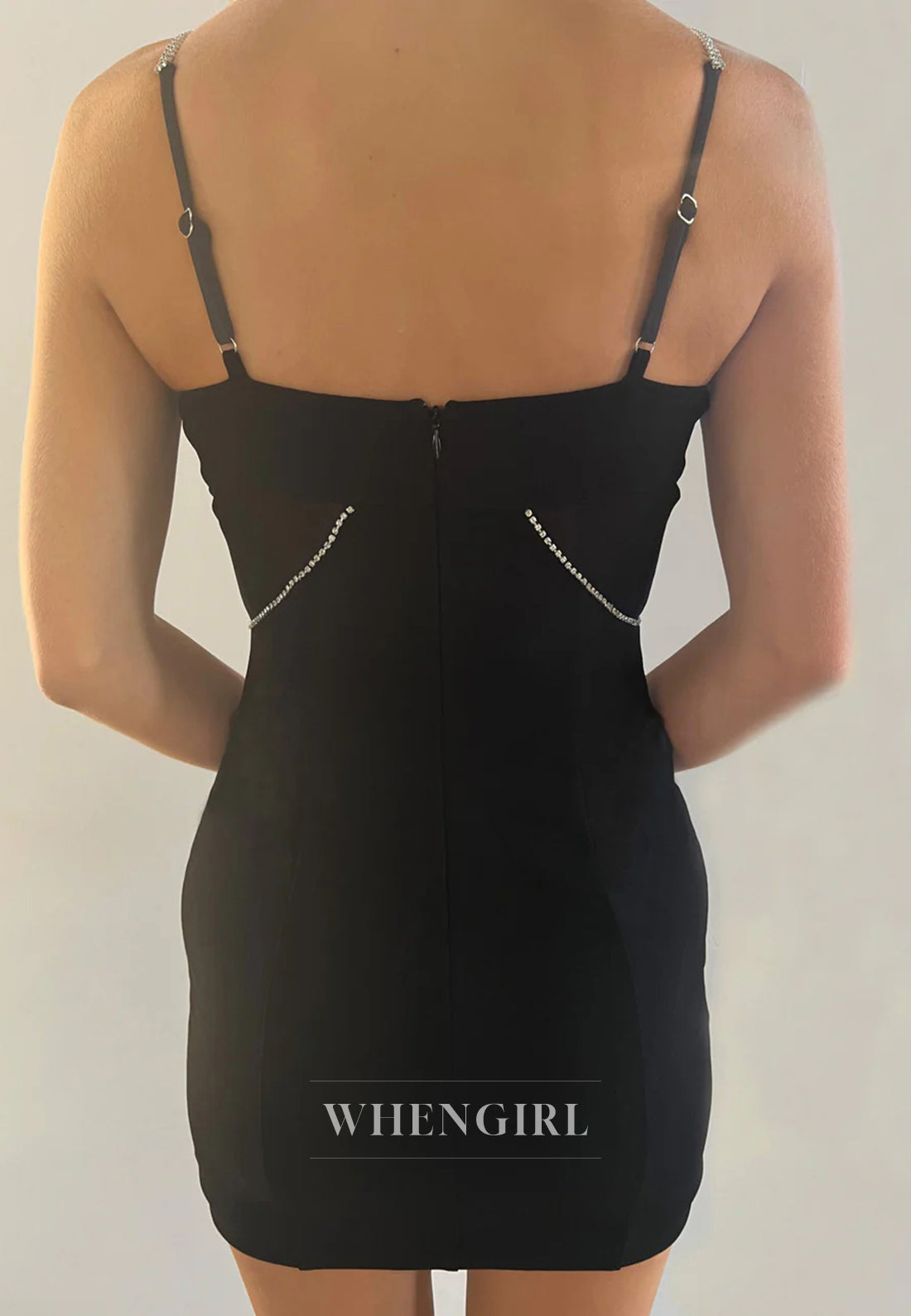 Sheath Sweetheart Sleeveless Beaded Straps Short Homecoming Dress