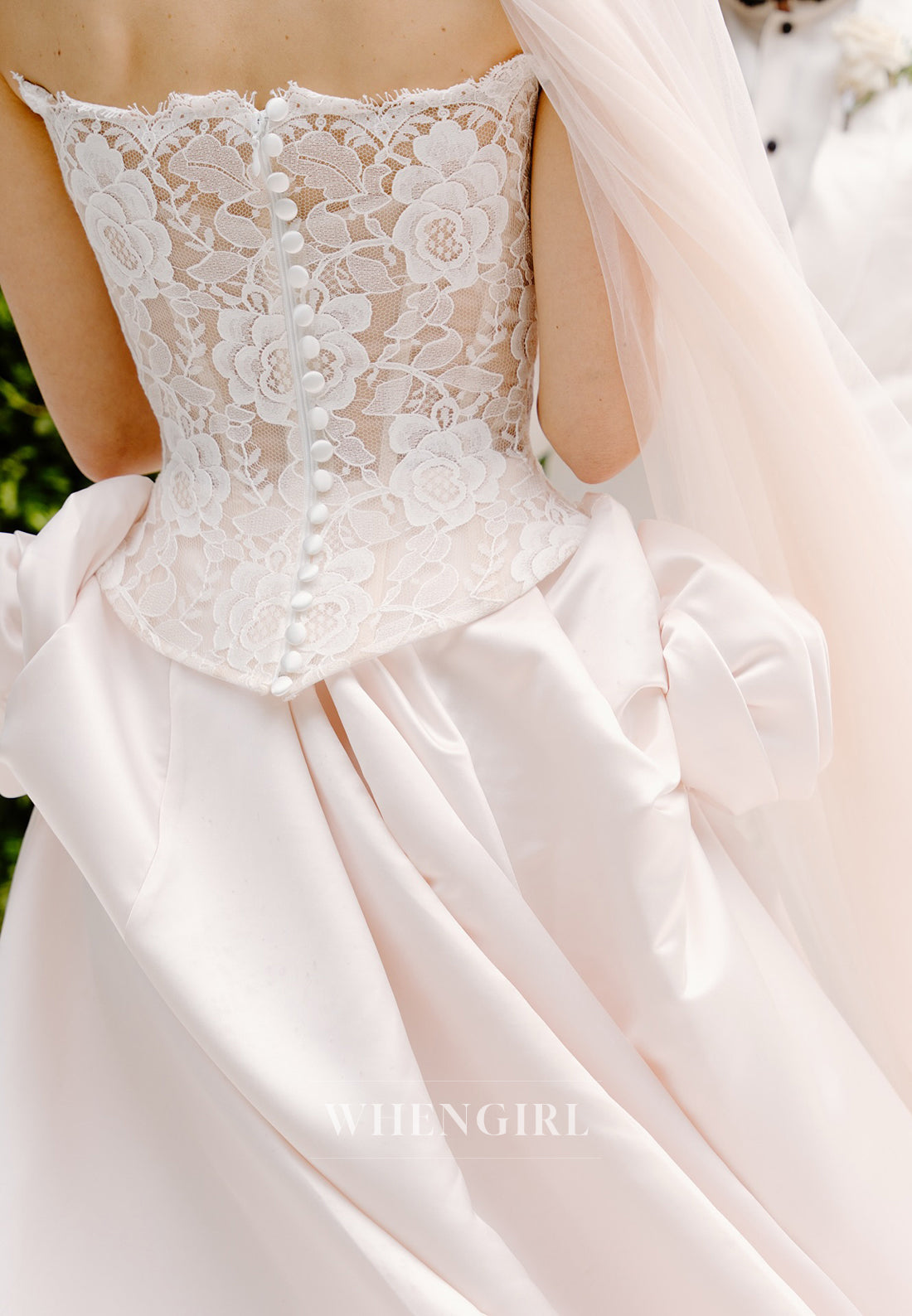 Sheath Appliqued Lace Sleeveless 3D Flower Ruched Chapel Train Wedding Gown