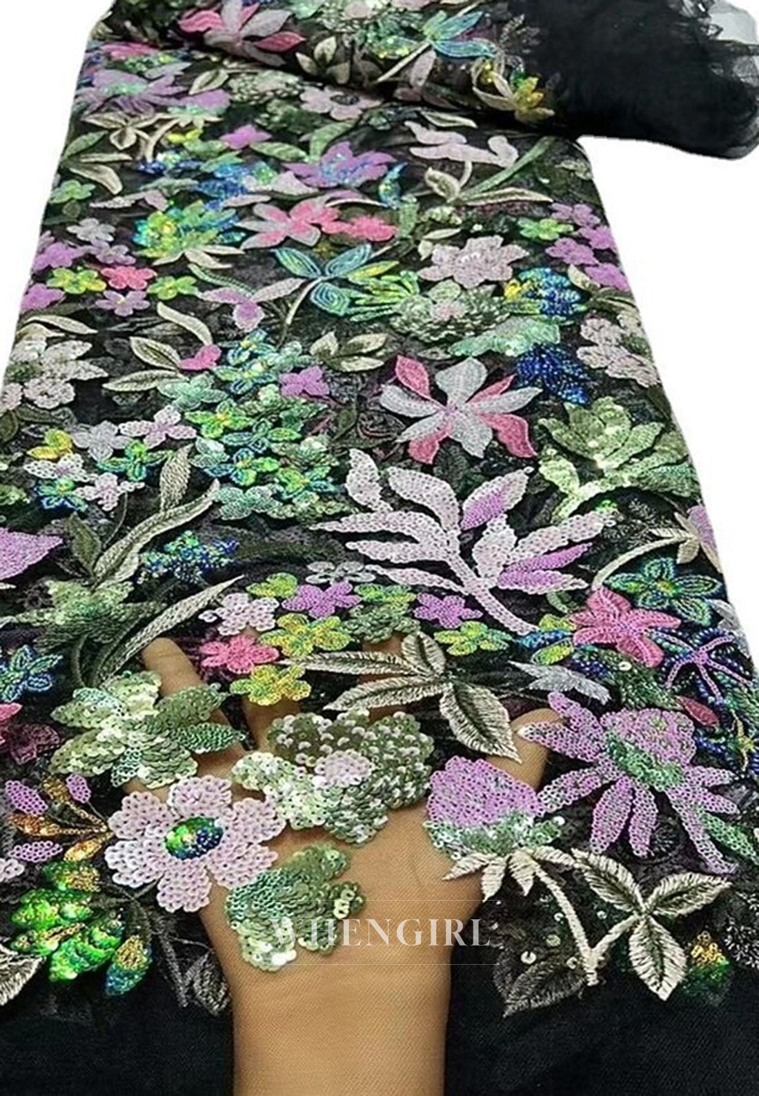 Column Long Sleeves V Neck Embroidery Mother of the Bride Dress