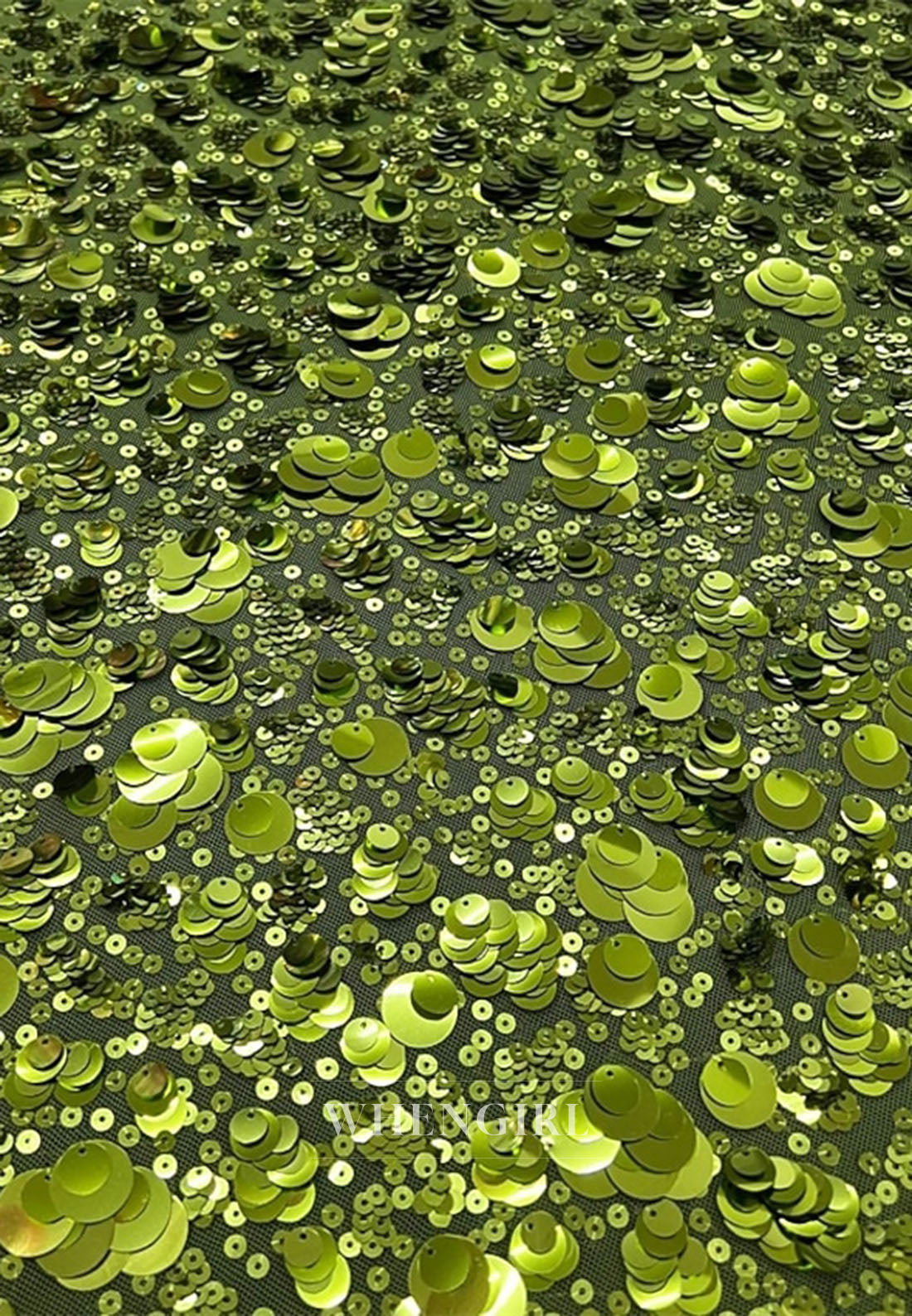 A-Line Long Sleeves Sequins Asymmetrical Neck Mother of the Bride Dress