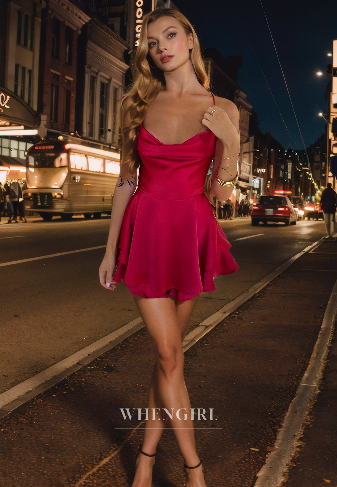 Sexy & Hot A-Line Strapless Straple Sleeveless Open Back Homecoming Dress