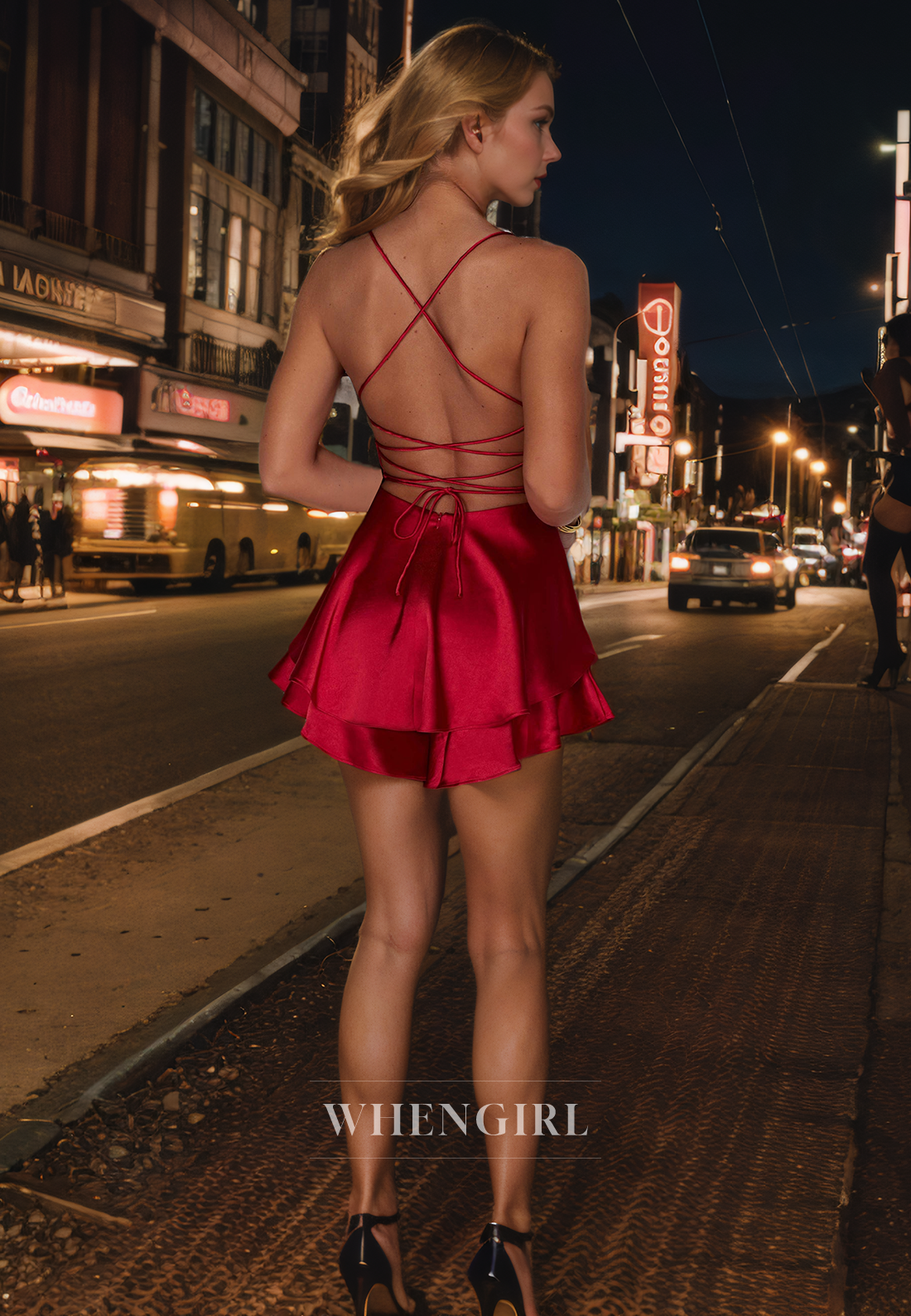 Sexy & Hot A-Line Strapless Straple Sleeveless Open Back Homecoming Dress