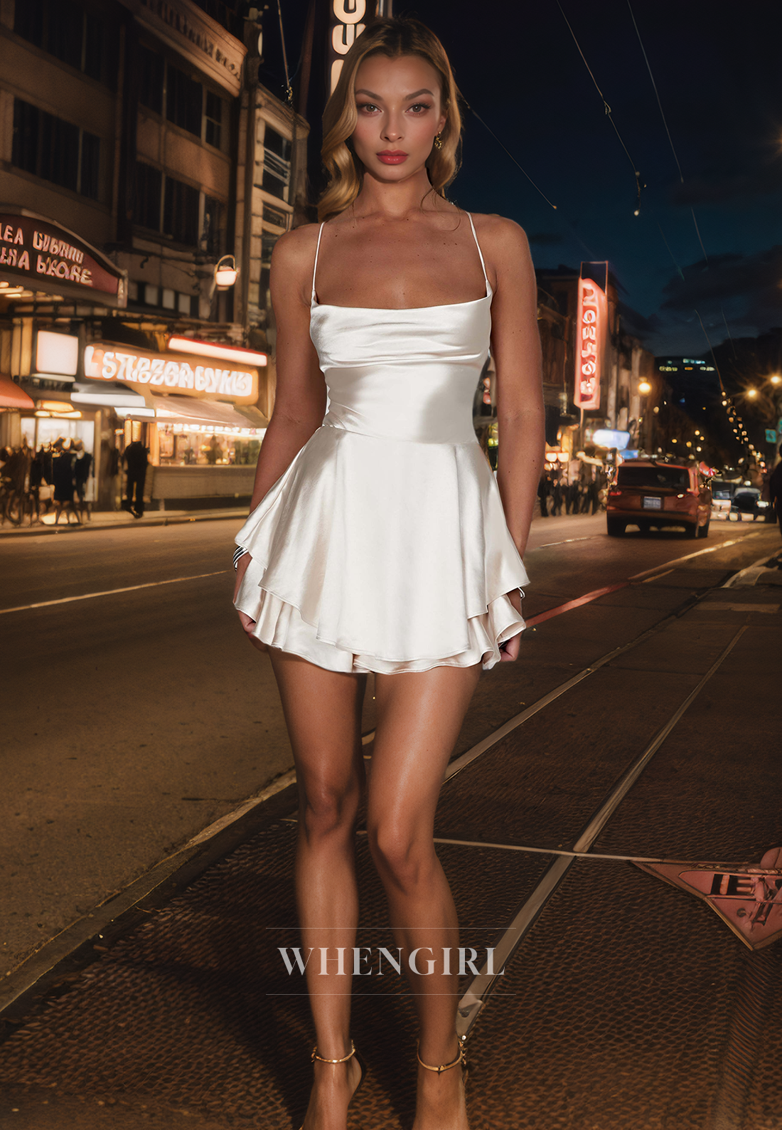 Sexy & Hot A-Line Strapless Straple Sleeveless Open Back Homecoming Dress