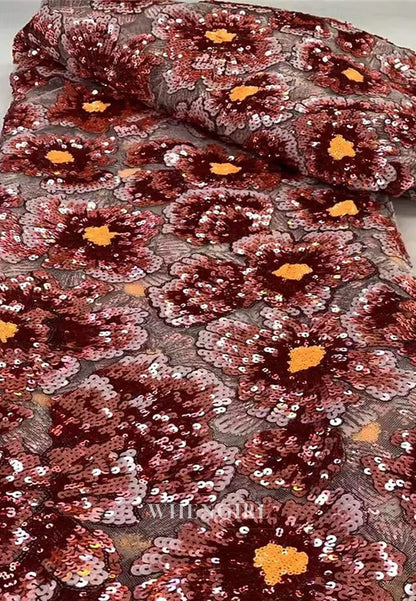 Sheath One Shoulder Sequins Long Sleeves Mother of the Bride Dress