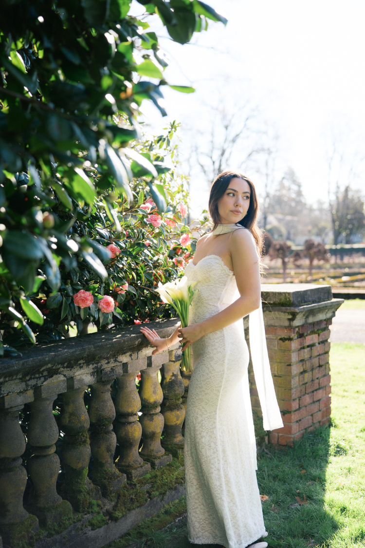 White Sweetheart Strapless Scarf Maxi Dress