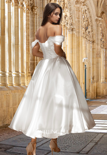 Elegant Tube Top A-Line Sleeveless Pleated Tulle Long Beach Wedding Dress Boho Gowns