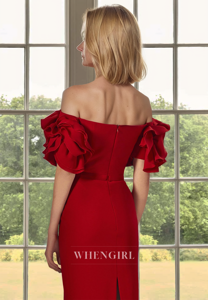 Classic Tube Top Sleeveless Fitted Satin Long Floral Mother of Groom Cockail Gowns