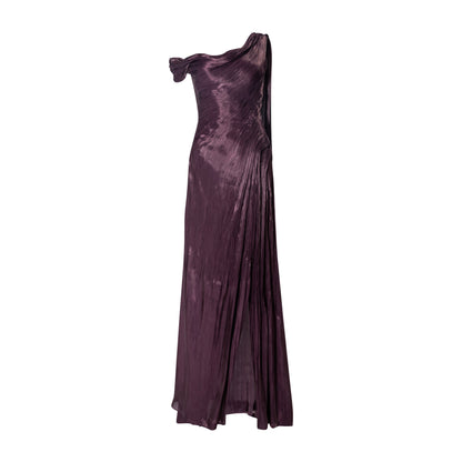 One Shoulder Ruched Sleeveless Sheath Formal Dress