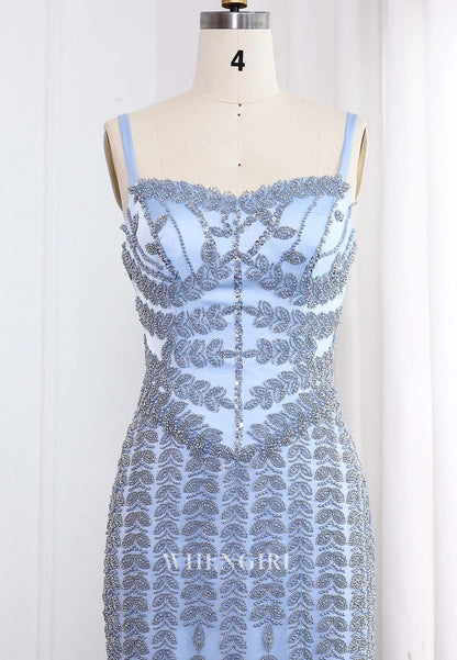 Sheath Sweetheart Sleeveless Beaded Back Zipper Vine Floor Length Formal Evening Gown