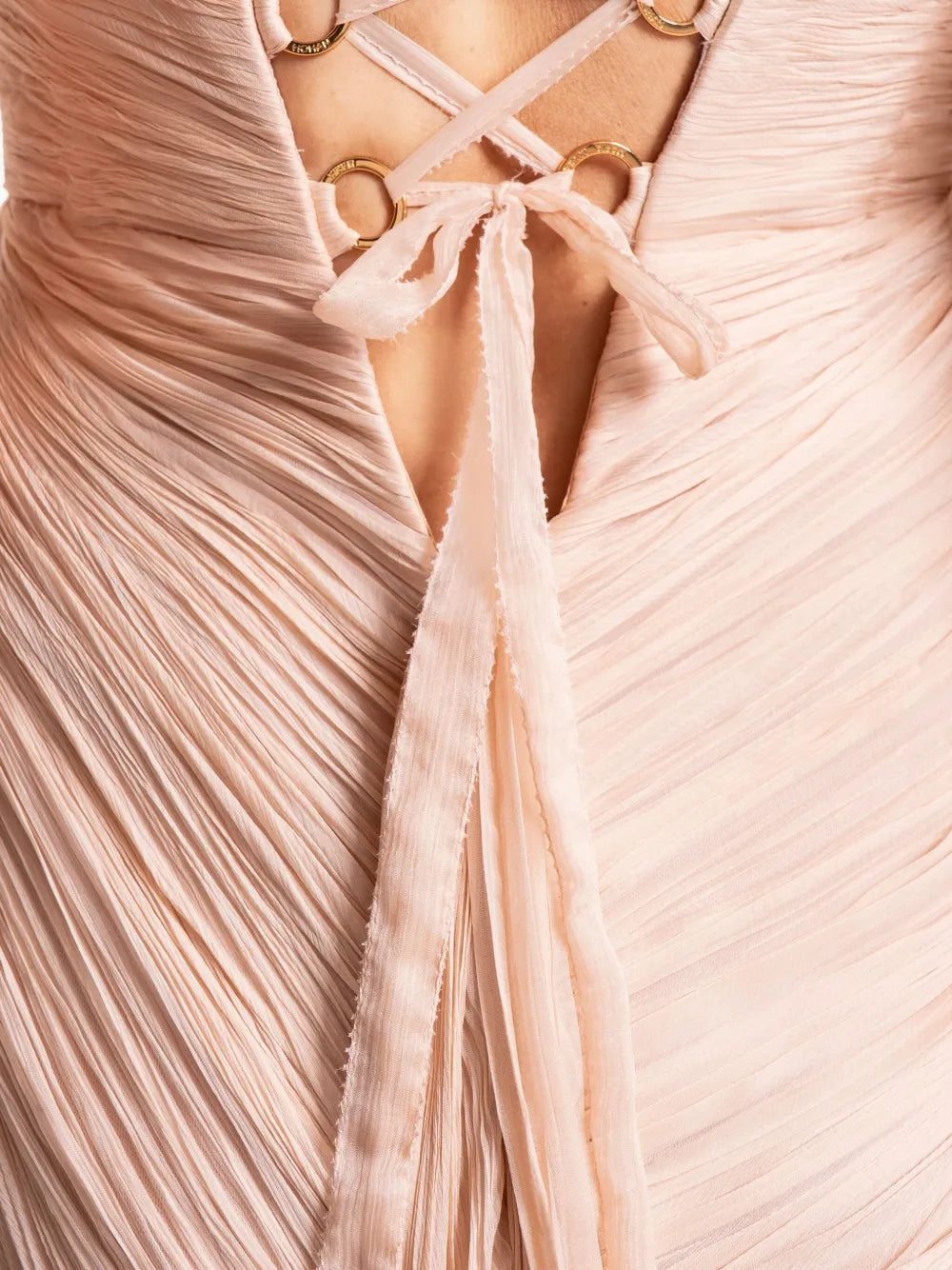 Pink One Shoulder Slit Sheath Maxi Dress