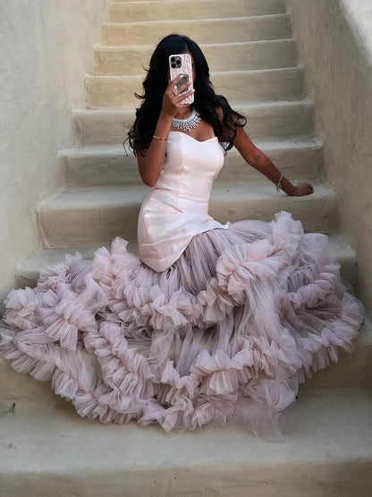 Pleat A-Line Sweetheart Long Evening Dresses Classic Exquisite Modern Prom Gowns Sexy Sleeveless Formal Party Dress 2025