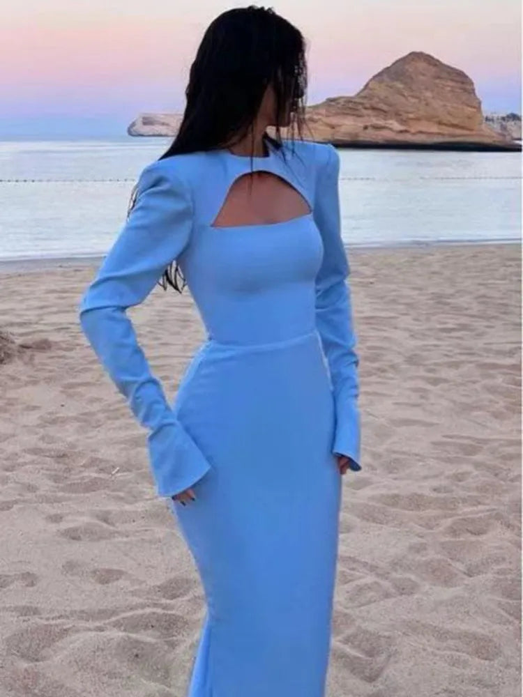 Mermaid Prom Dresses Long Sleeves Muslim Formal Evening Dresses Women Party Gowns Cocktail Dress