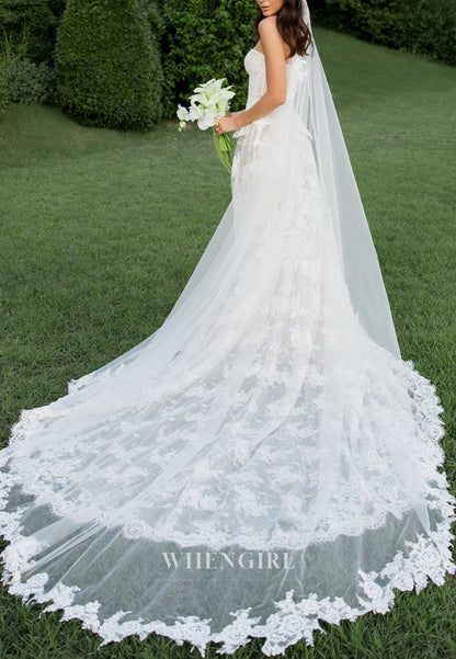 Strapless Corset Lace Wedding Dress
