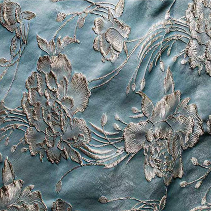 Sleeveless Jacquard Tea-Length Dress with Pockets
