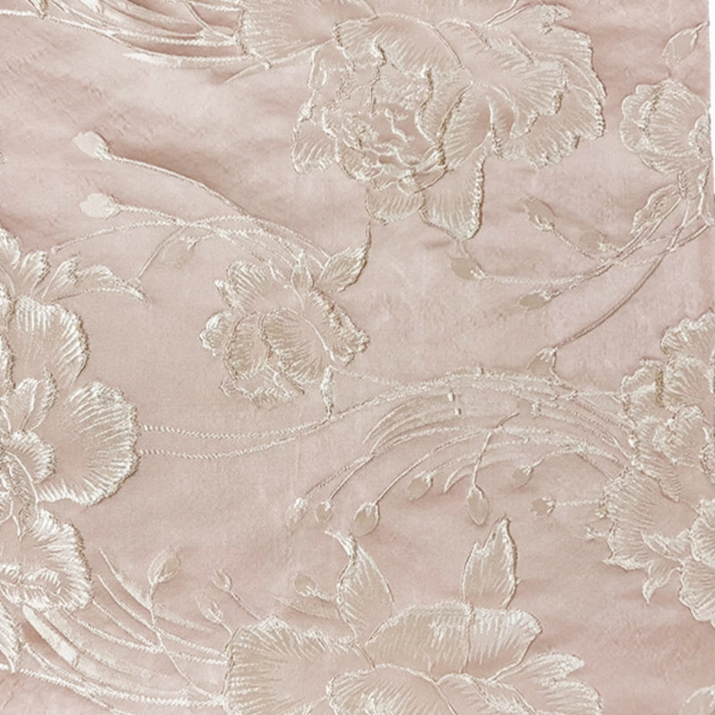 Sleeveless Jacquard Tea-Length Dress with Pockets