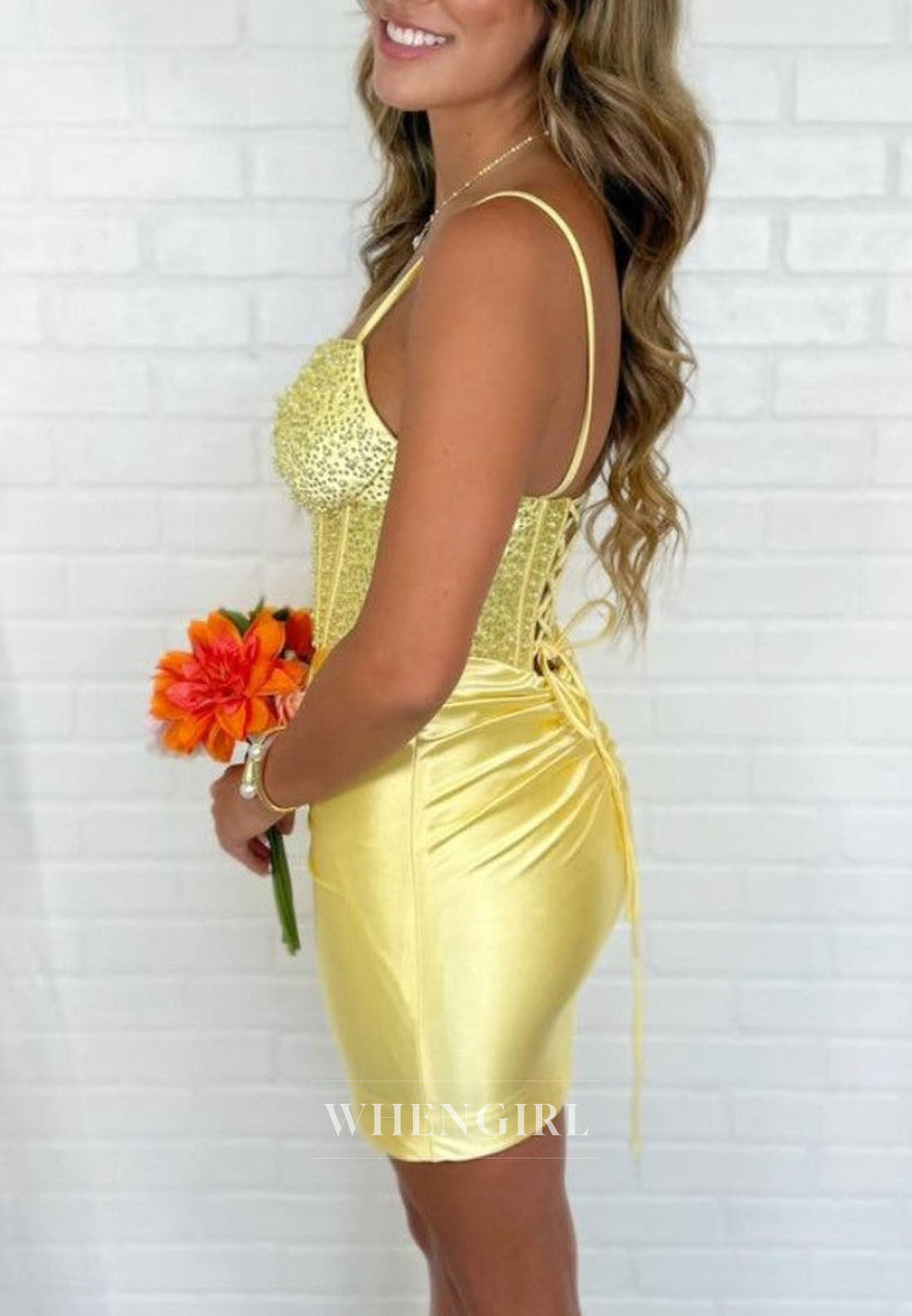 Corset Bodycon Mini Dress with Crystal Embellished Bustier