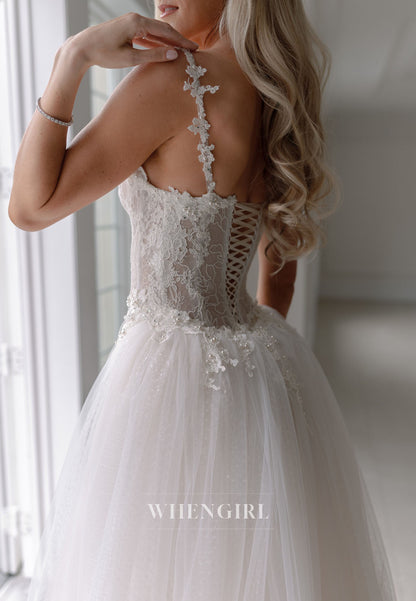 Lace Sheath Wedding Dress with Tulle Overskirt