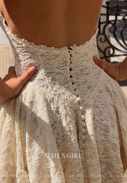 Backless Lace Halter Ruffle Mini Dress