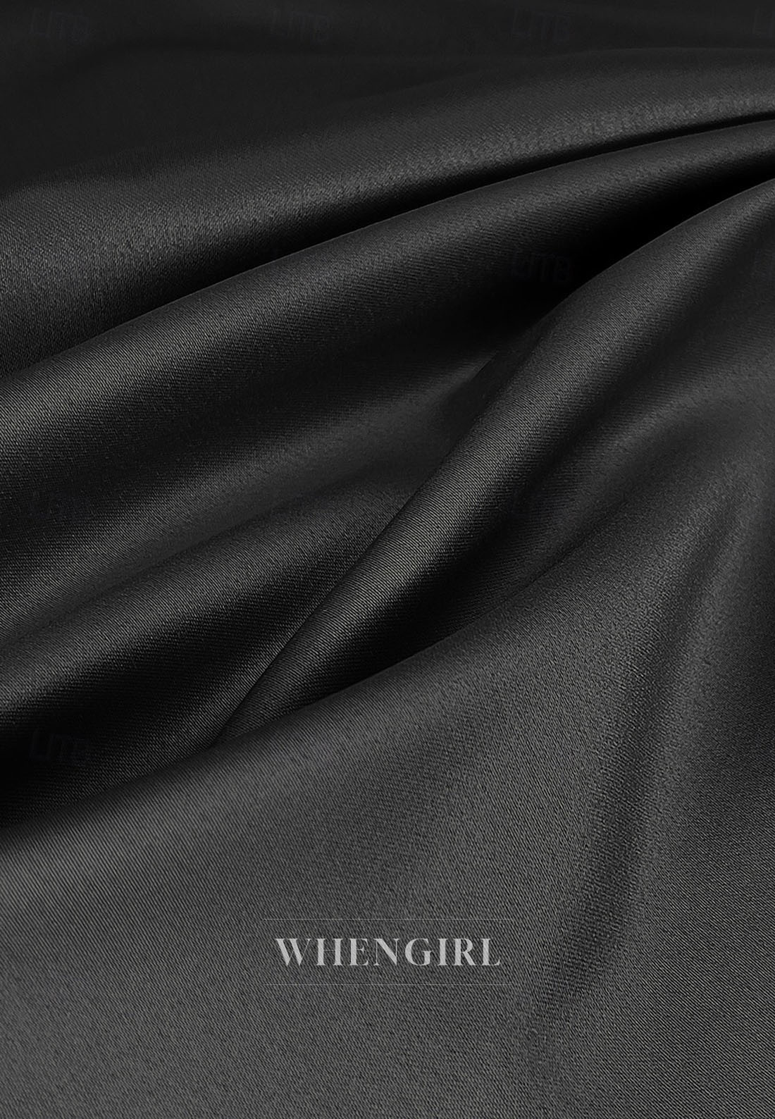 Black-Gold Floor Length Ruched 3/4 Sleeves Sheath Mother of the Bride Dress