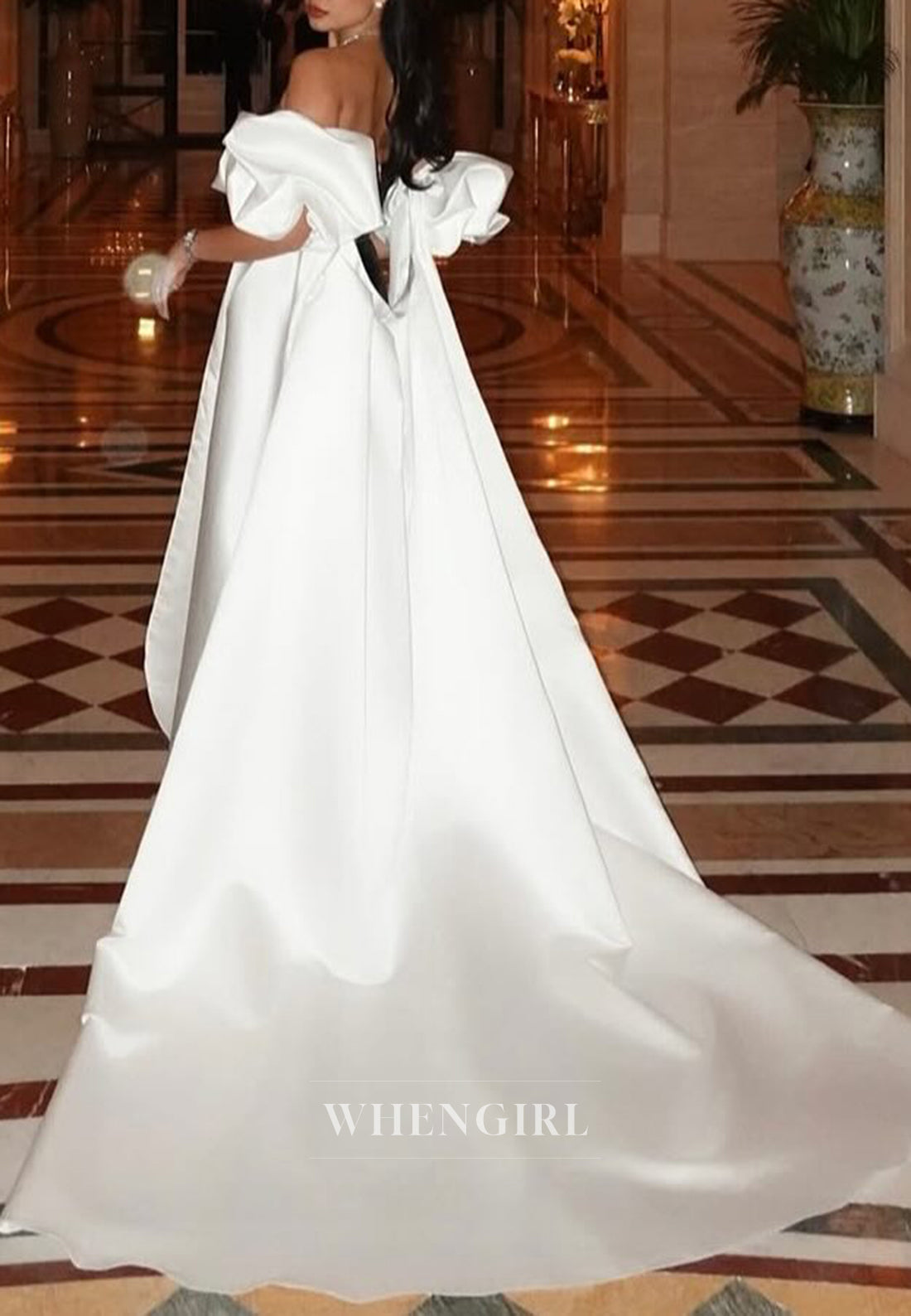 Black Velvet Sweetheart Strapless Sheath Evening Dress with White Cape